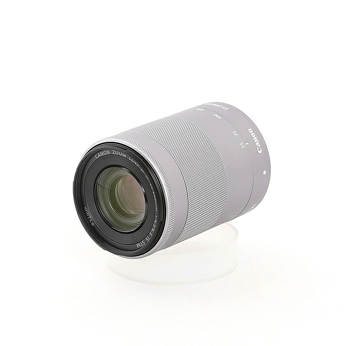 【中古】 (キヤノン) Canon EF-M55-200/4.5-6.3 IS STM ｼﾙﾊﾞｰ【中古水晶体 ＡＦ水晶体】 価値づける：AB