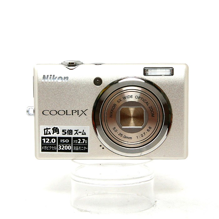 【中古】 (ニコン) Nikon COOLPIX S570 シルバー【中古カメラ コンパクトデジカメ】 ランク:AB|カメラのナニワ
