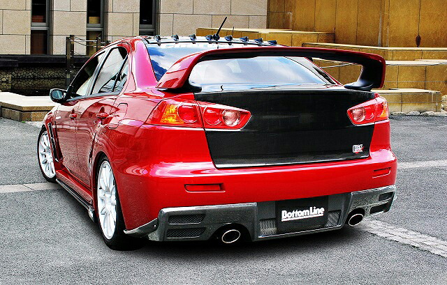 チャージスピード CHARGESPEED LANCER EVOLUTION X CZ4A リアディフューザー(純正バンパー用・純正交換タイプ)カーボン製｜NANIWAYA 店