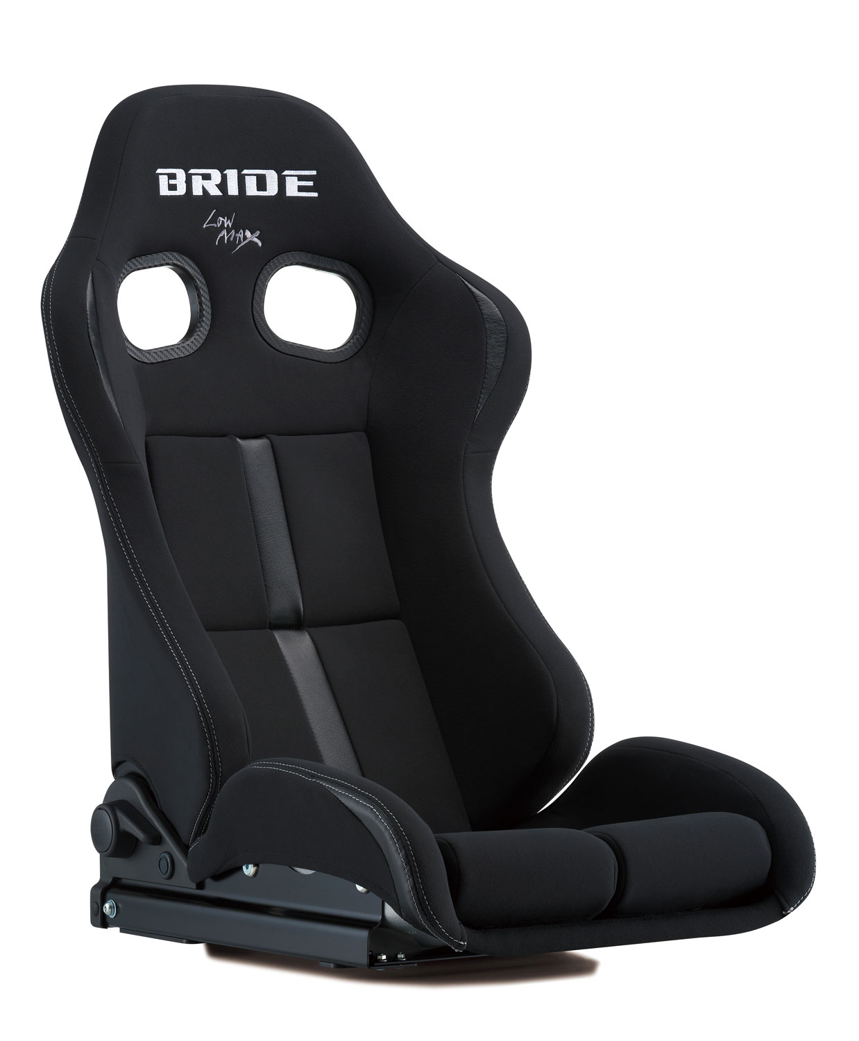 BRIDE/ブリッド リクライニングシート STRADIA3 REIMS（ストラディア3 レイムス） FRP製 ブラック&ブラック ロークッション 着座センサー装着仕様 商品番号：G72ANF｜NANIWAYA 店