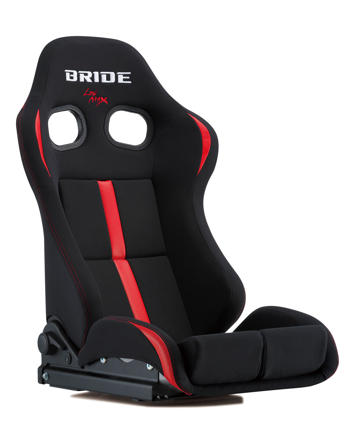 BRIDE/ブリッド リクライニングシート STRADIA3 REIMS（ストラディア3 レイムス） FRP製 ブラック&レッド スタンダードクッション 着座センサー装着仕様 商品番号：G71BNF