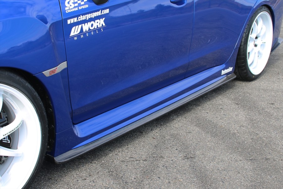 チャージスピード CHARGESPEED WRX STI/S4 VA# A/B/C サイドボトムライン サイドアンダースポイラー TYPE-1 FRP製