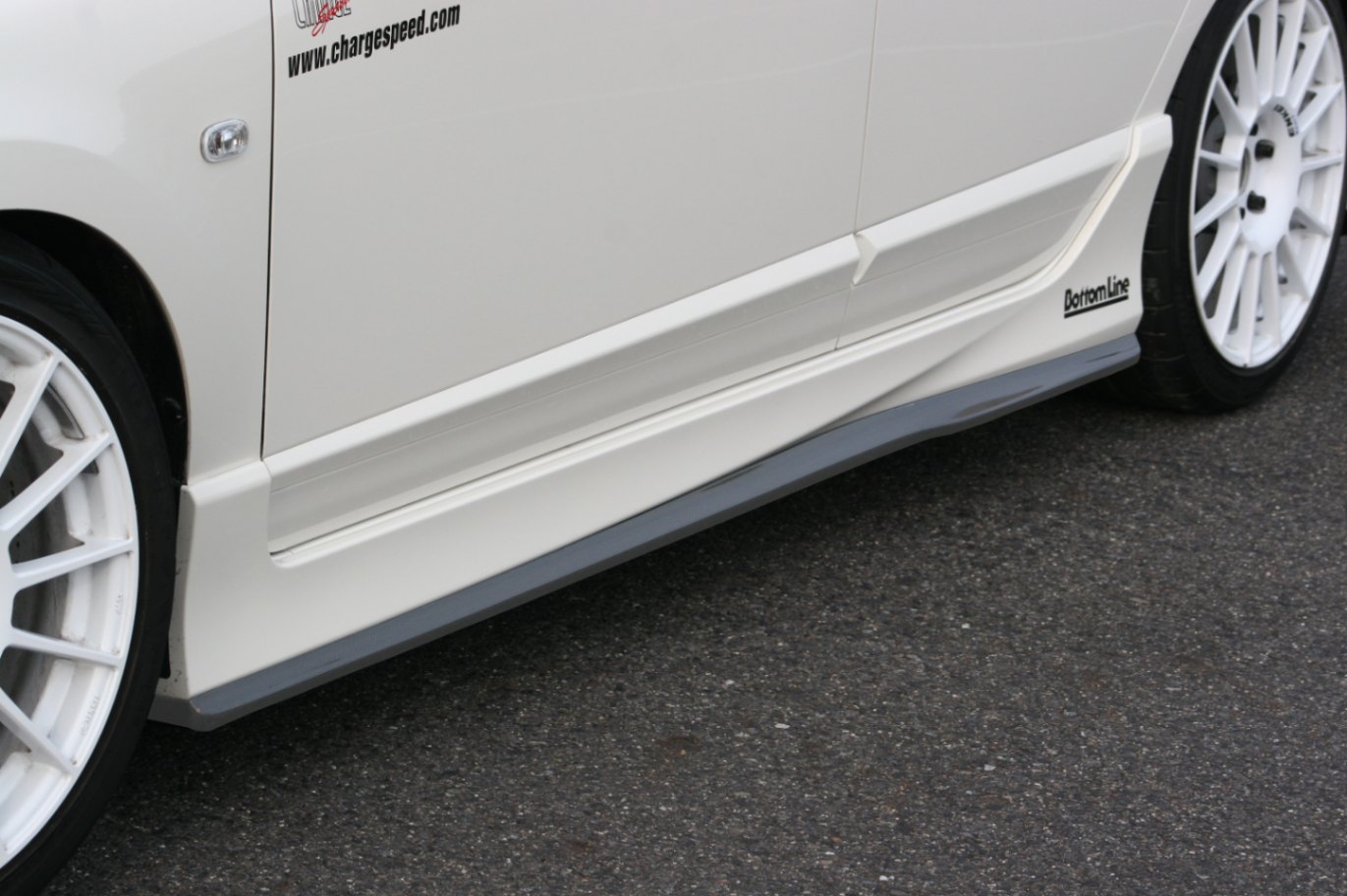 チャージスピード CHARGESPEED シビック TYPE-R FD2 サイドボトムライン サイドアンダースポイラー FRP製