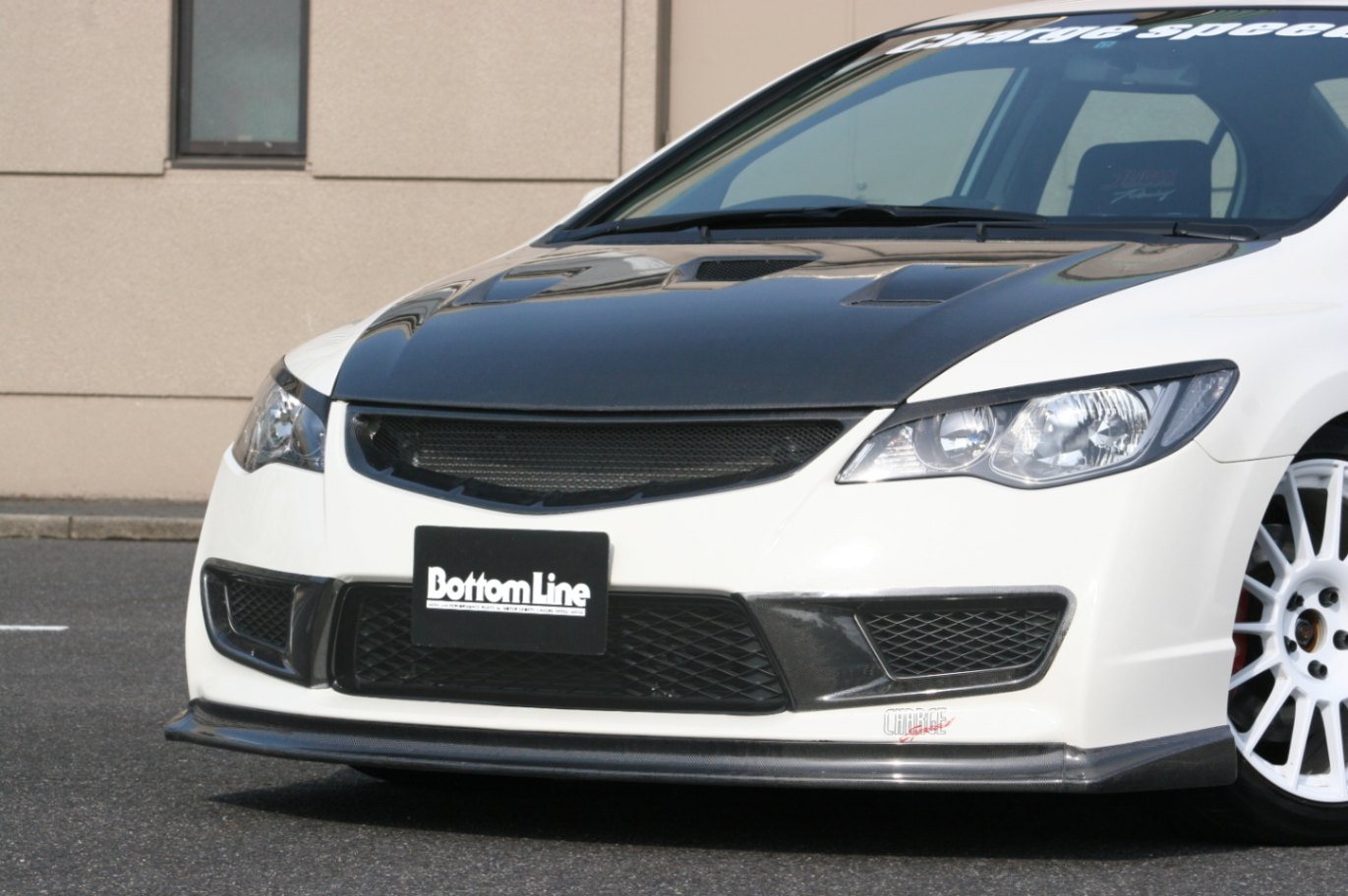 楽天市場】CIVIC TYPE-R FD2 フロントバンパーサイドダクト