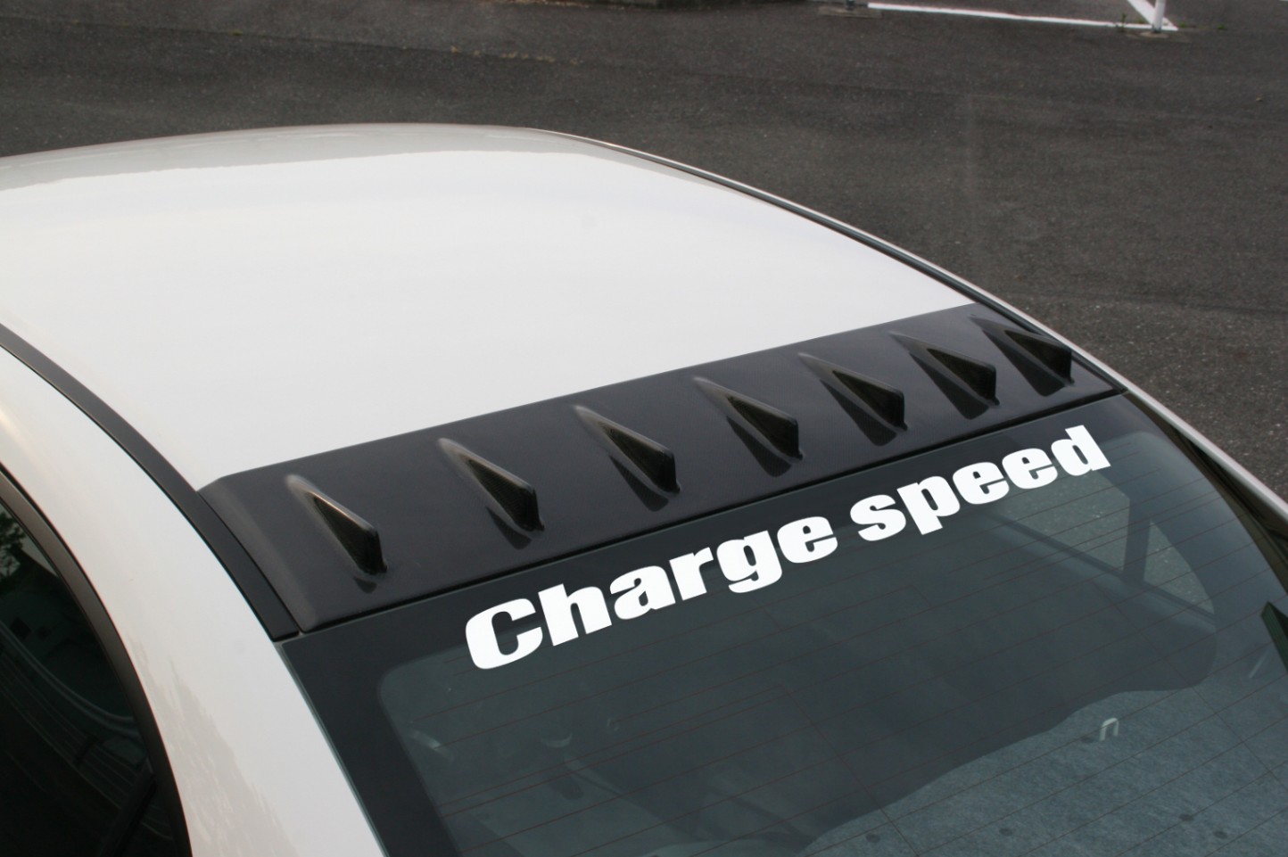 チャージスピード CHARGESPEED シビック TYPE-R FD2 ルーフフィン カーボン製｜NANIWAYA 店