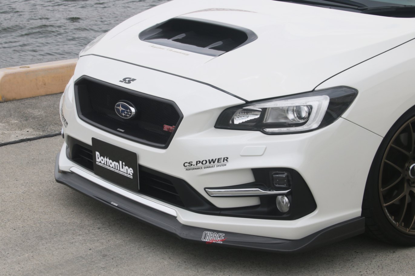 チャージスピード CHARGESPEED レヴォーグ STI Sport VM# C/D/E/F フロントボトムライン フロントアンダースポイラー リップスポイラー カーボン製|NANIWAYA 店