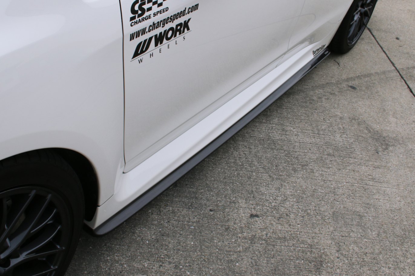 チャージスピード CHARGESPEED レヴォーグ STI Sport VM# C/D/E/F サイドボトムライン サイドアンダースポイラー TYPE-1 FRP製|NANIWAYA 店