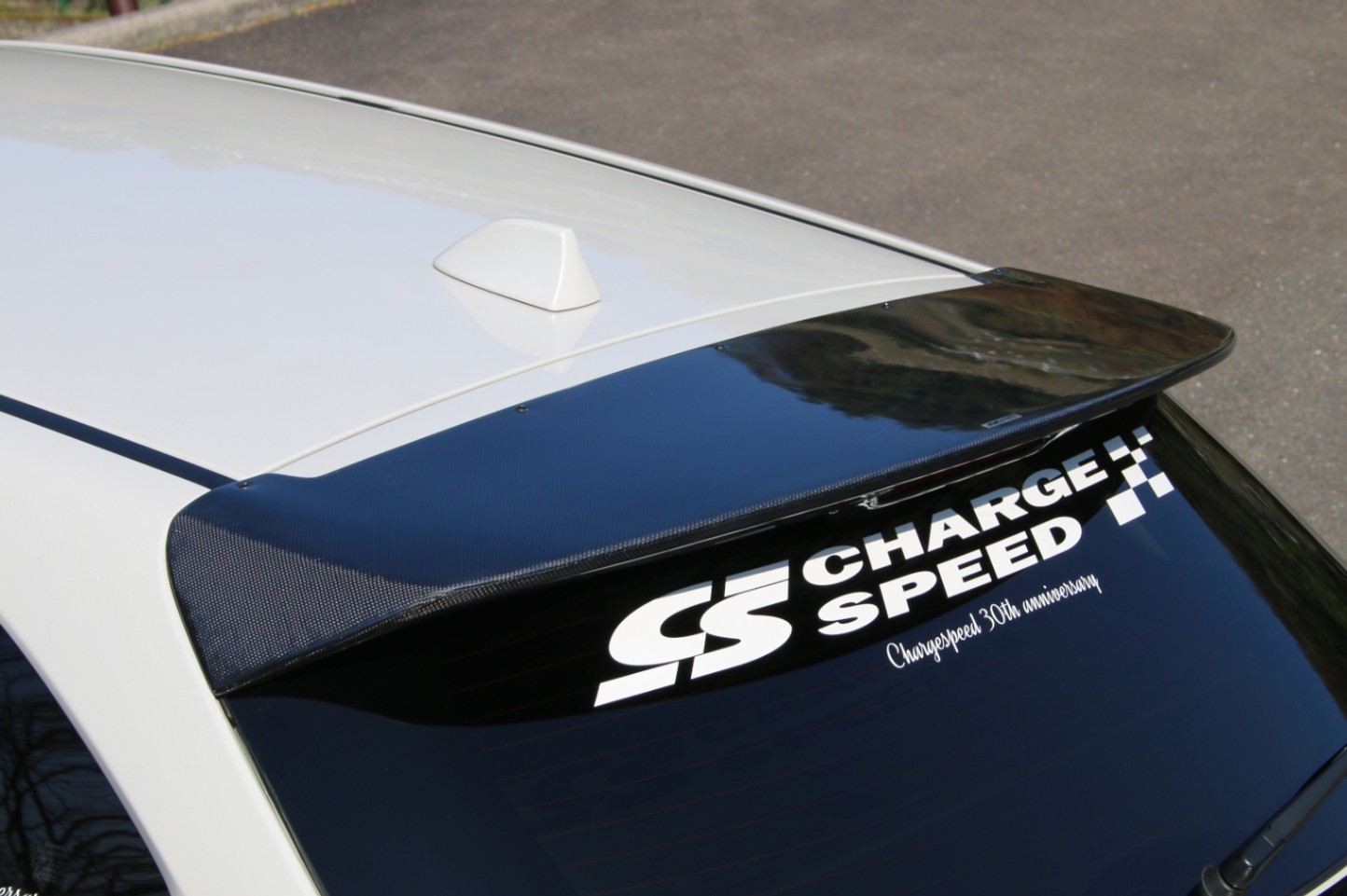 チャージスピード CHARGESPEED レヴォーグ VM# D/E/F リアルーフスポイラー FRP製　CSRW-005367