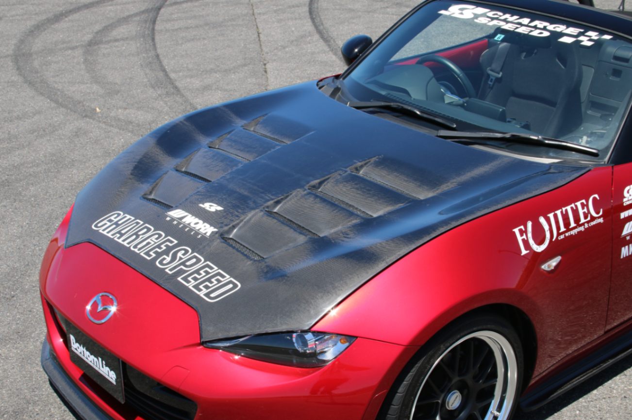 楽天市場】ロードスター NB ボンネット カーボン : Autostyle