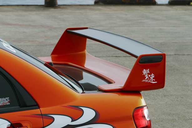 チャージスピード CHARGESPEED インプレッサ GD# C/D/E WR ウイング センターフラップ(FRP製)|NANIWAYA 店