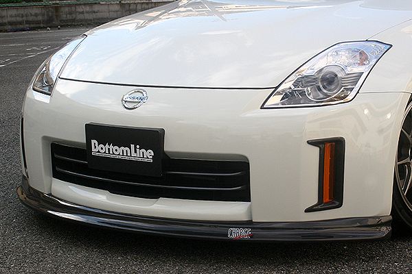 チャージスピード CHARGESPEED フェアレディーZ Z33 中期/後期 フロントボトムライン フロントアンダースポイラー リップスポイラー FRP製