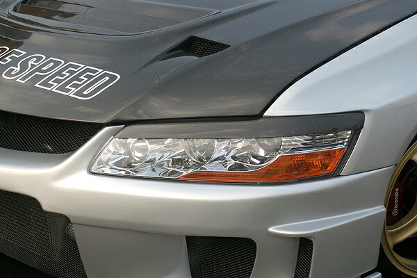 チャージスピード CHARGESPEED LANCER EVOLUTION CT9A アイライン カーボン製