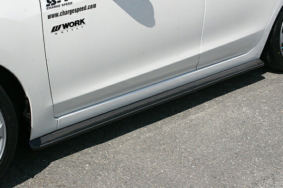 チャージスピード CHARGESPEED インプレッサ スポーツ 5door GP6/7 D/E サイドボトムライン サイドアンダースポイラー 純正サイドステップ非装着車 FRP製｜NANIWAYA 店