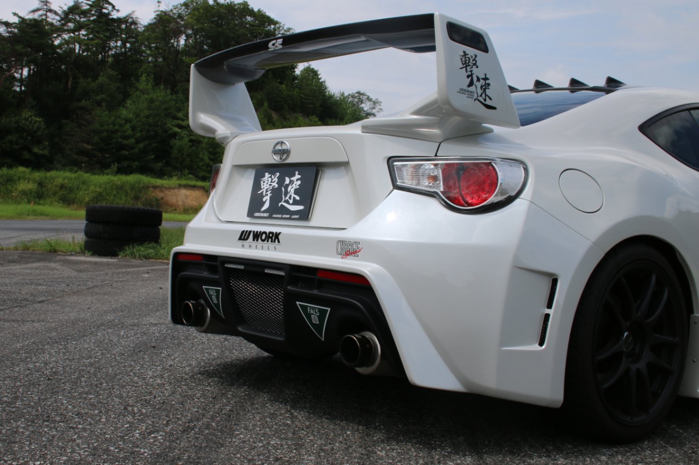 楽天市場】チャージスピード 86 ZN6 リアバンパー TYPE-2 FRP製