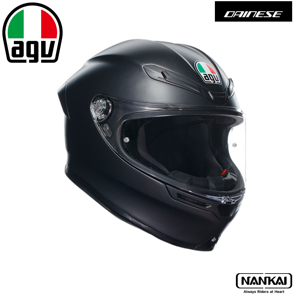 AGV K1フルフェイスヘルメット ブラック　ASIAN FIT Mサイズ 公式】K1 S JIST Asian Fit-SLING MATT BLACK/RED 安心の保証