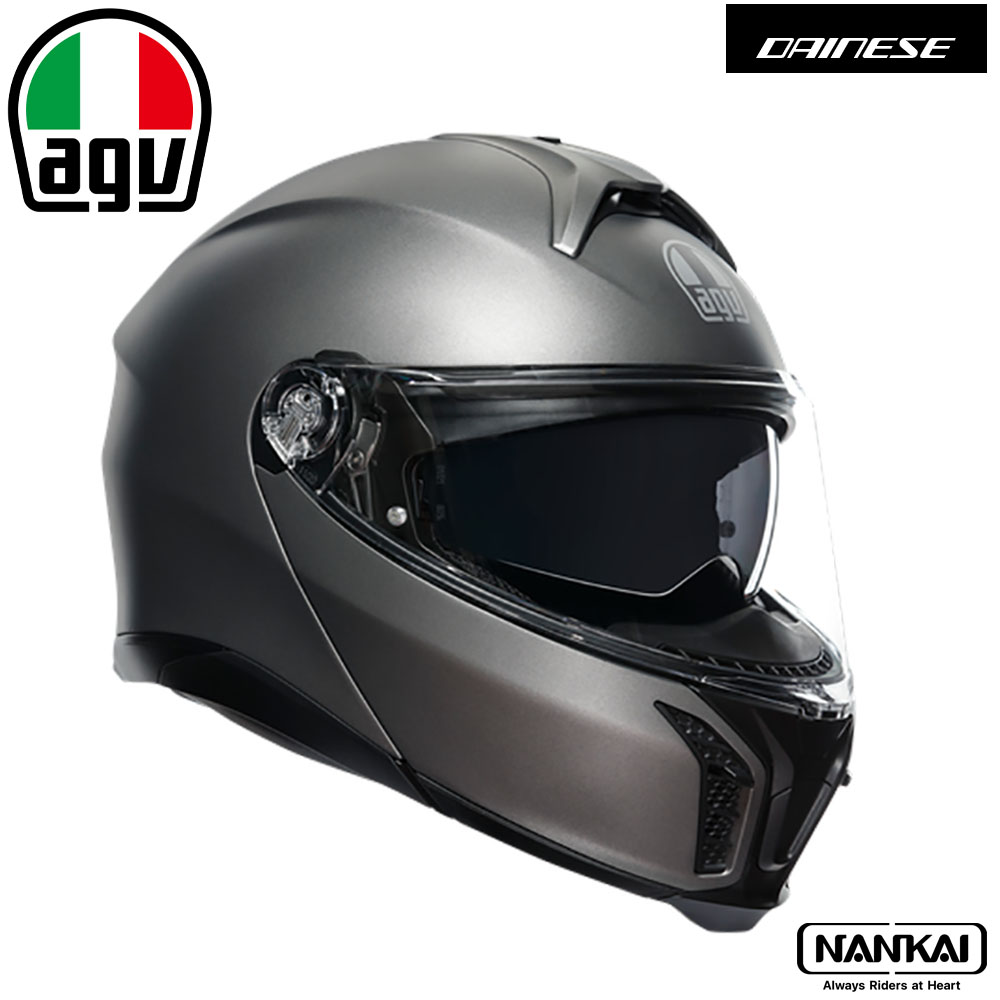 AGV(エージーヴイ)TOURMODULAR JIS MONO - LUNA GREY MATT