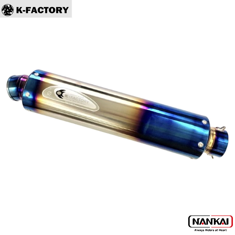 Z900RS Kファクトリー CLR-R＋ラウンド フルチタンマフラー　未使用品 K-FACTORY ケイファクトリー 195KPBSDAG0000 Z900RS/CAFE (23
