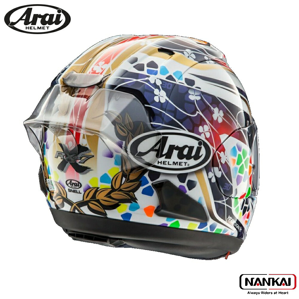 楽天市場】NANKAI×Arai rx7x アライ フルフェイス ヘルメット RX-7X SPENCER SPL アールエックスセブンエックス  スペンサースペシャル : ナンカイブランドショップ