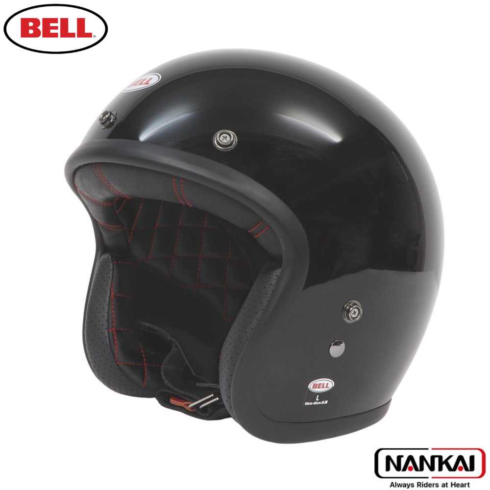 【7/18～26開催！店内全品で使える最大7,500円OFFクーポン企画】ジェットヘル ヘルメットBELL HELMET Custom500 SOLID GLOSS BLACK｜ナンカイブランドショップ