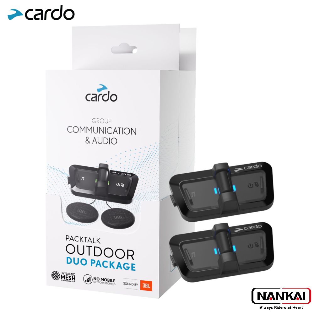 Cardo カルド PACKTALK OUTDOOR DUO - BLACK パックトーク アウトドア デュオセット　品番：SP000101｜ナンカイブランドショップ