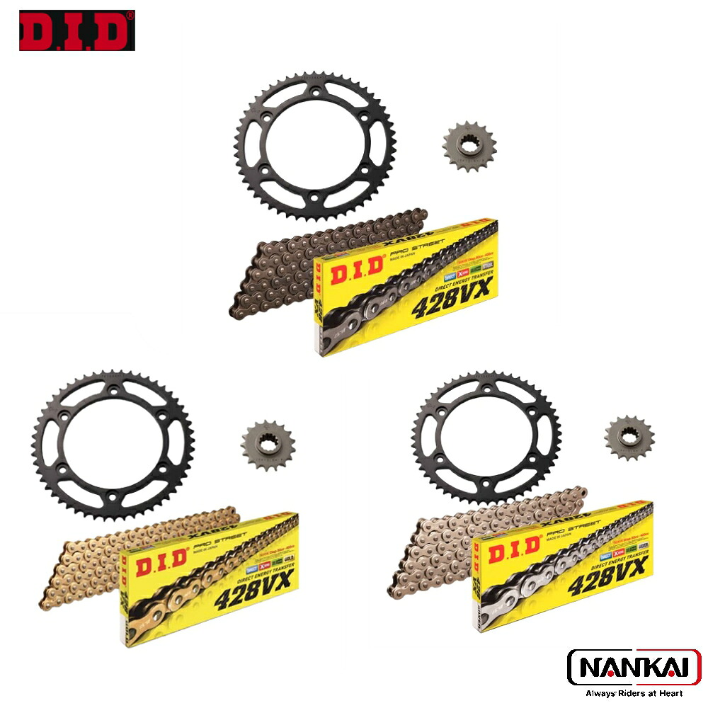 【P10倍（要エントリー）＋クーポン】 D.I.D 大同工業 チェーン＆スプロケット 3点交換キット HONDA CBR250RR 90-00（MC22）