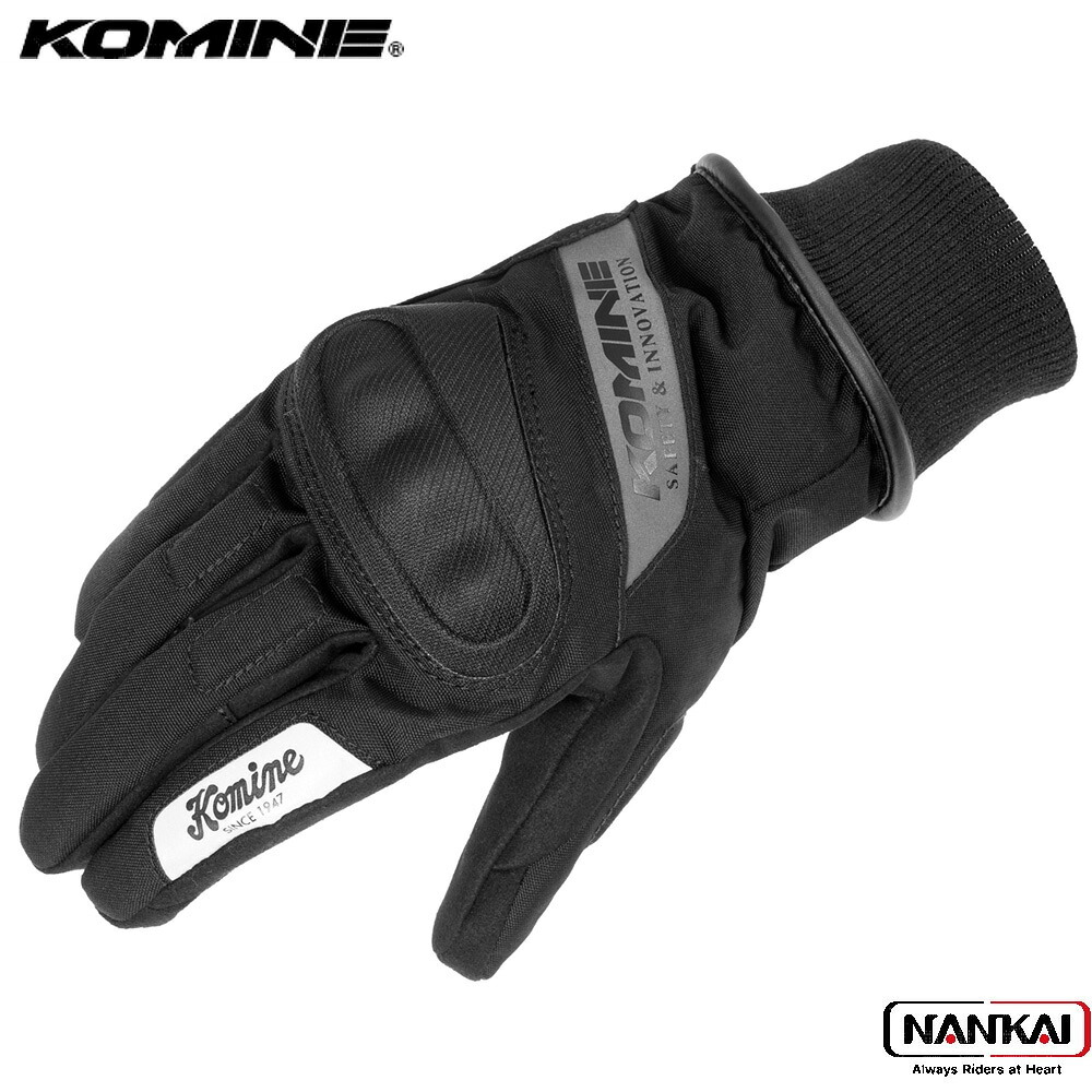KOMINE コミネ プロテクトウインターグローブ－センチネル ブラック GK860
