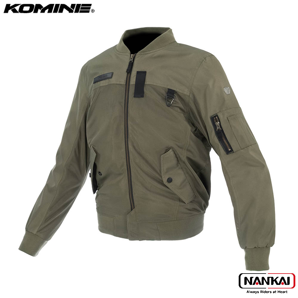KOMINE コミネ エニグマG2フライトメッシュジャケット オリーブ　品番：JK-184