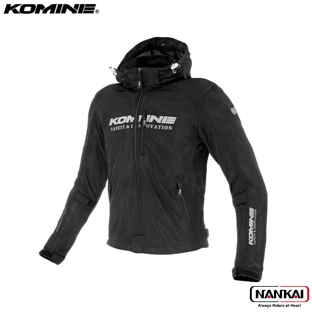 KOMINE コミネ エニグマG2フルメッシュパーカ コミネブラック　品番：JK-186