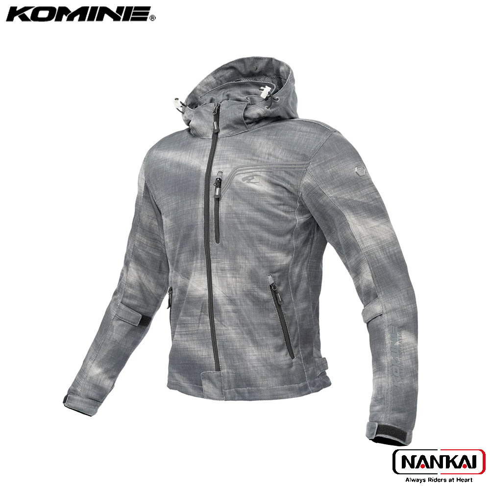 KOMINE コミネ エニグマG2フルメッシュパーカ スモーク　品番：JK-186