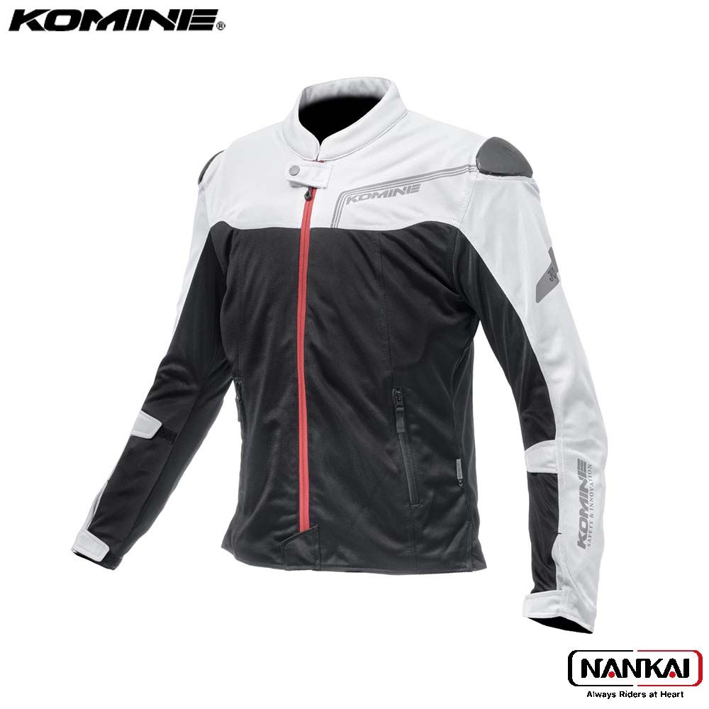 KOMINE コミネ エニグマG2ハイプロテクトフルメッシュジャケット ブラックシルバー　品番：JK-188 15,466円