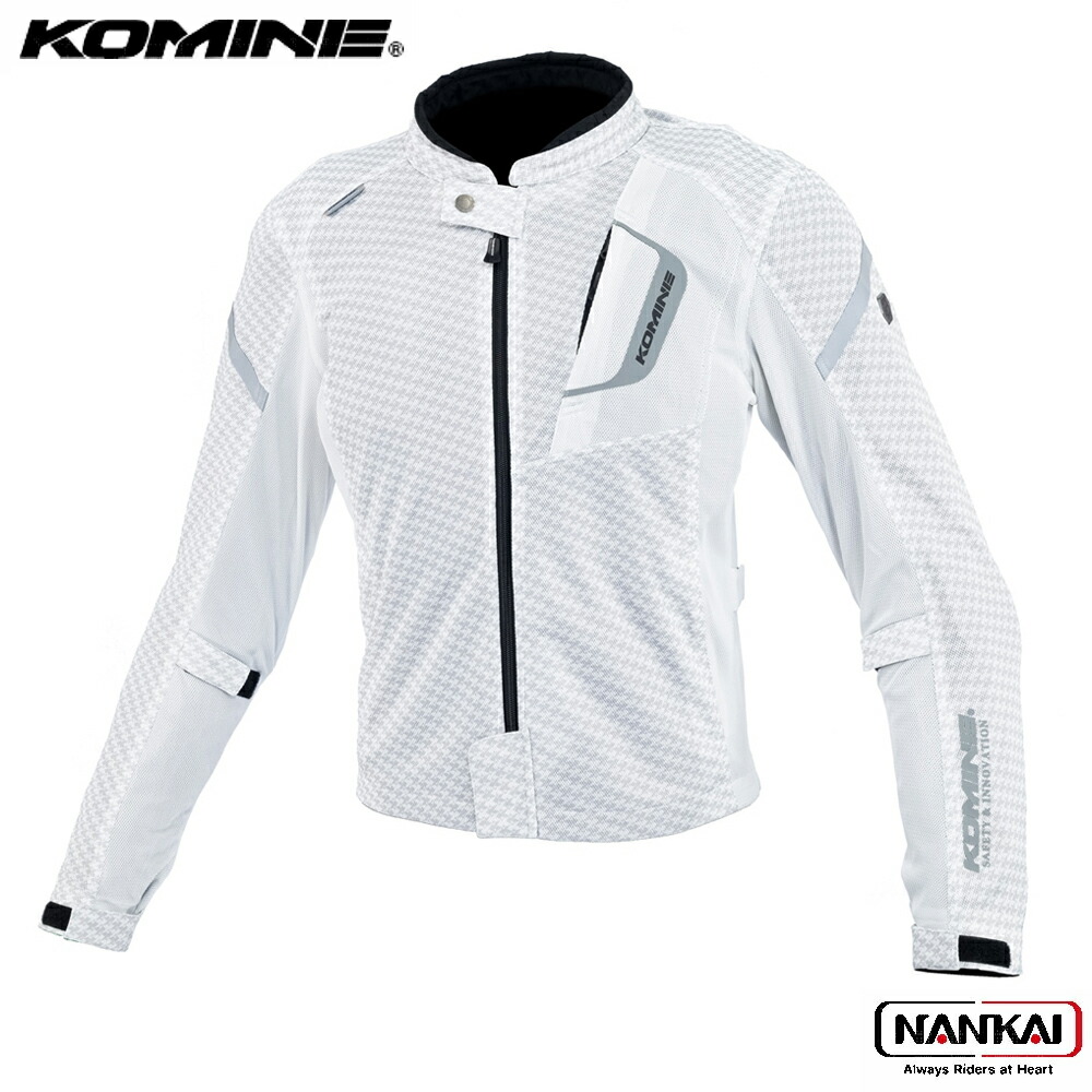 KOMINE コミネ プロテクトフルメッシュジャケット K CHIDORI SILVER JK1283