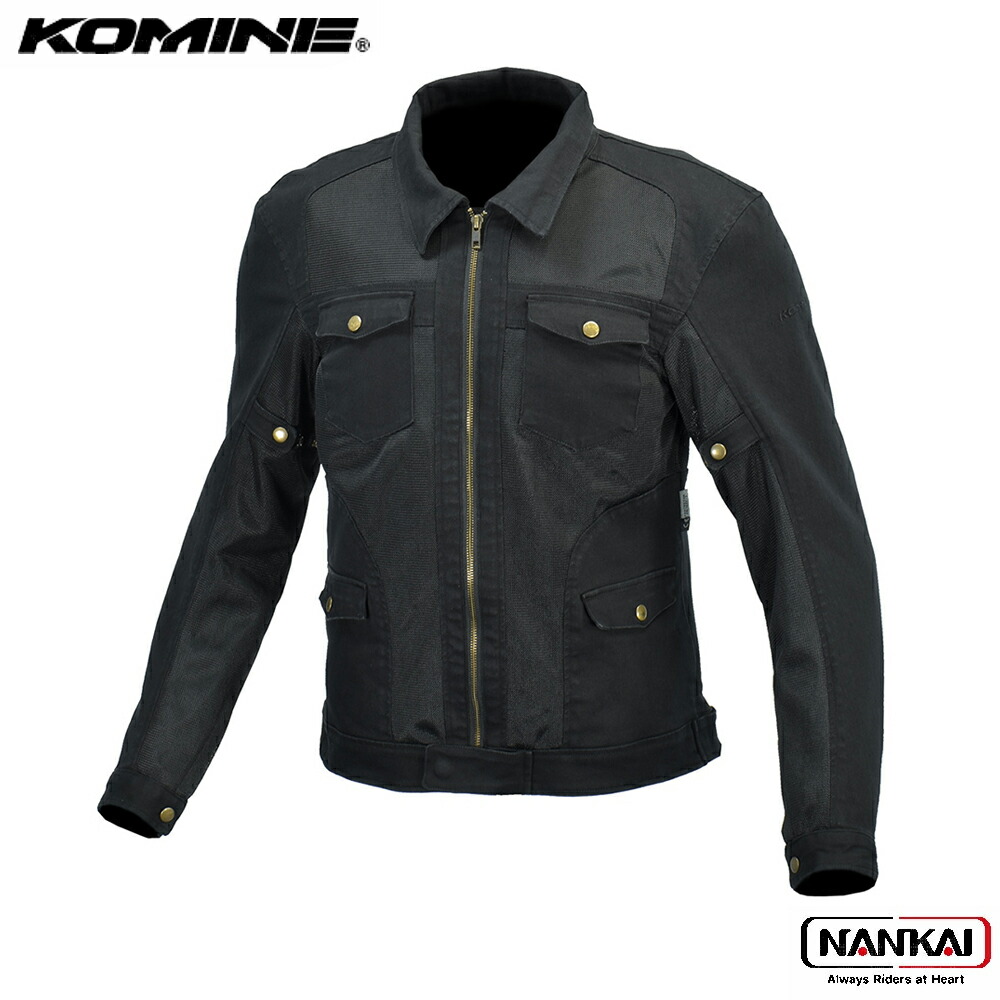 【P10倍（要エントリー）＋クーポン】 KOMINE コミネ フィールド メッシュ ジャケット BLACK JK161