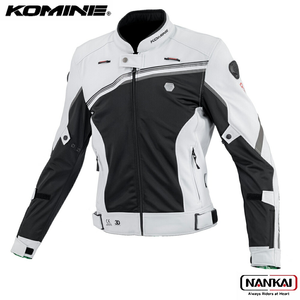 KOMINE コミネ R-SPEC ハーフメッシュジャケット GREY JK178