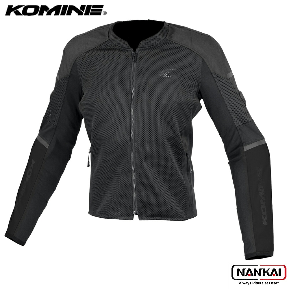 【7/18～26開催！店内全品で使える最大7,500円OFFクーポン企画】KOMINE コミネ ヘビー メッシュジャケット BLACK JK180｜ナンカイブランドショップ 13,199円