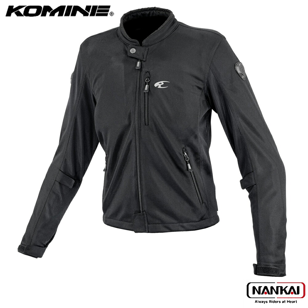 【7/18~26開催!店内全品で使える最大7,500円OFFクーポン企画】KOMINE コミネ エニグマライト メッシュジャケット BLACK JK181|ナンカイブランドショップ
