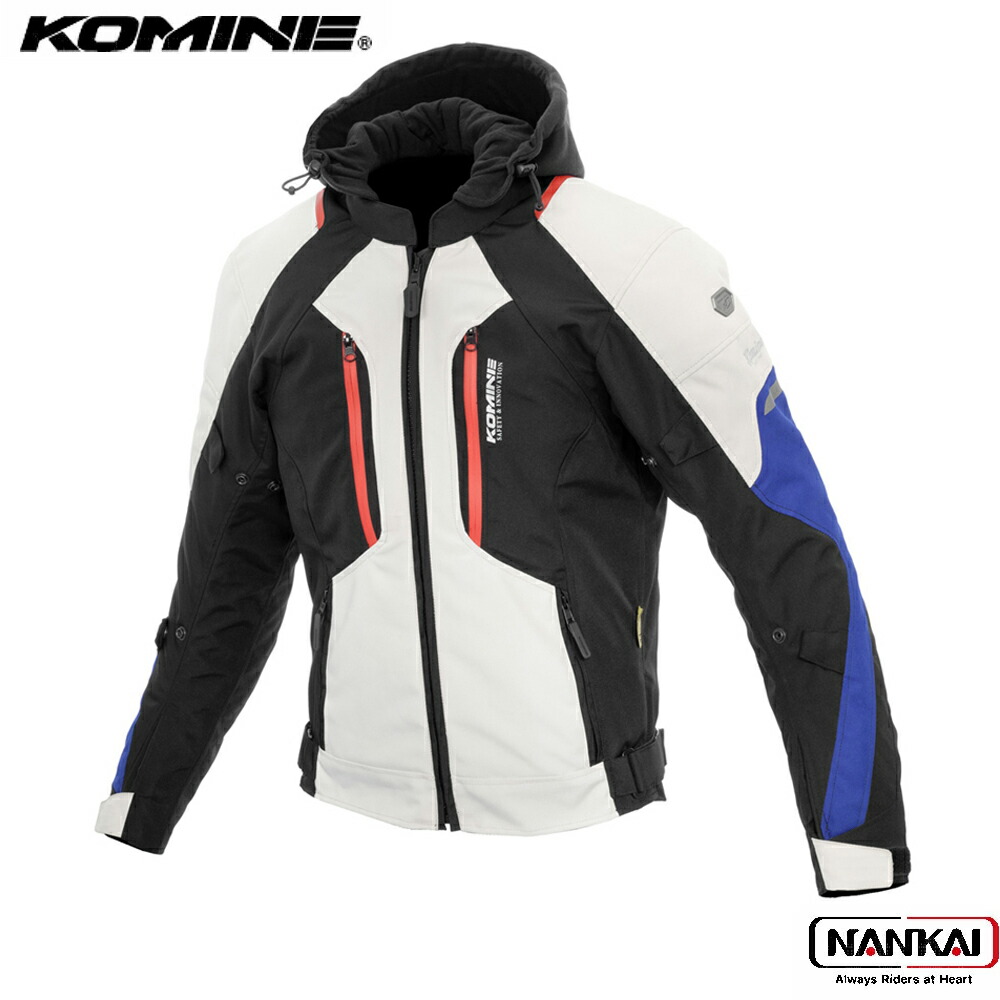 【7/18～26開催！店内全品で使える最大7,500円OFFクーポン企画】KOMINE コミネ エニグマG2 ウインタージャケット&minus;クオンタム トリコロール JK638｜ナンカイブランドショップ