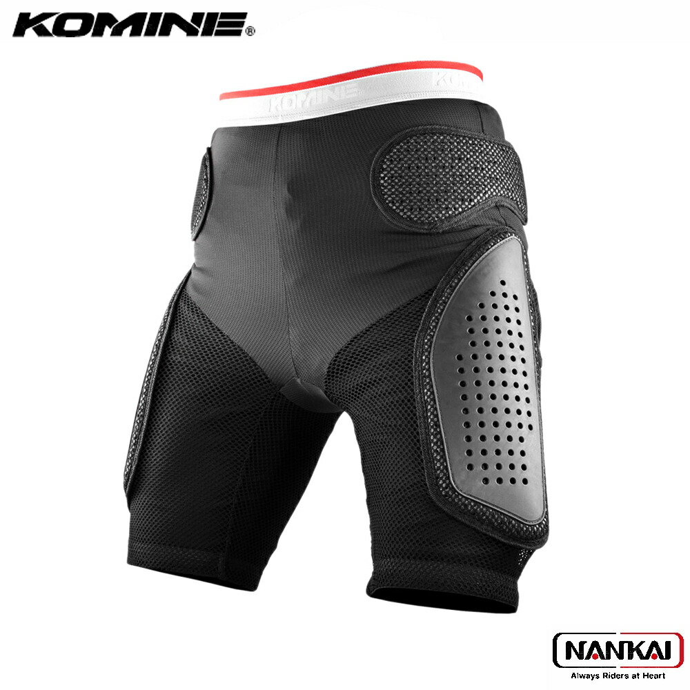 【P10倍（要エントリー）＋クーポン】 KOMINE コミネ プロテクト メッシュ アンダー パンツ ショート Protect Mesh Under Pants Short BLACK SK-611