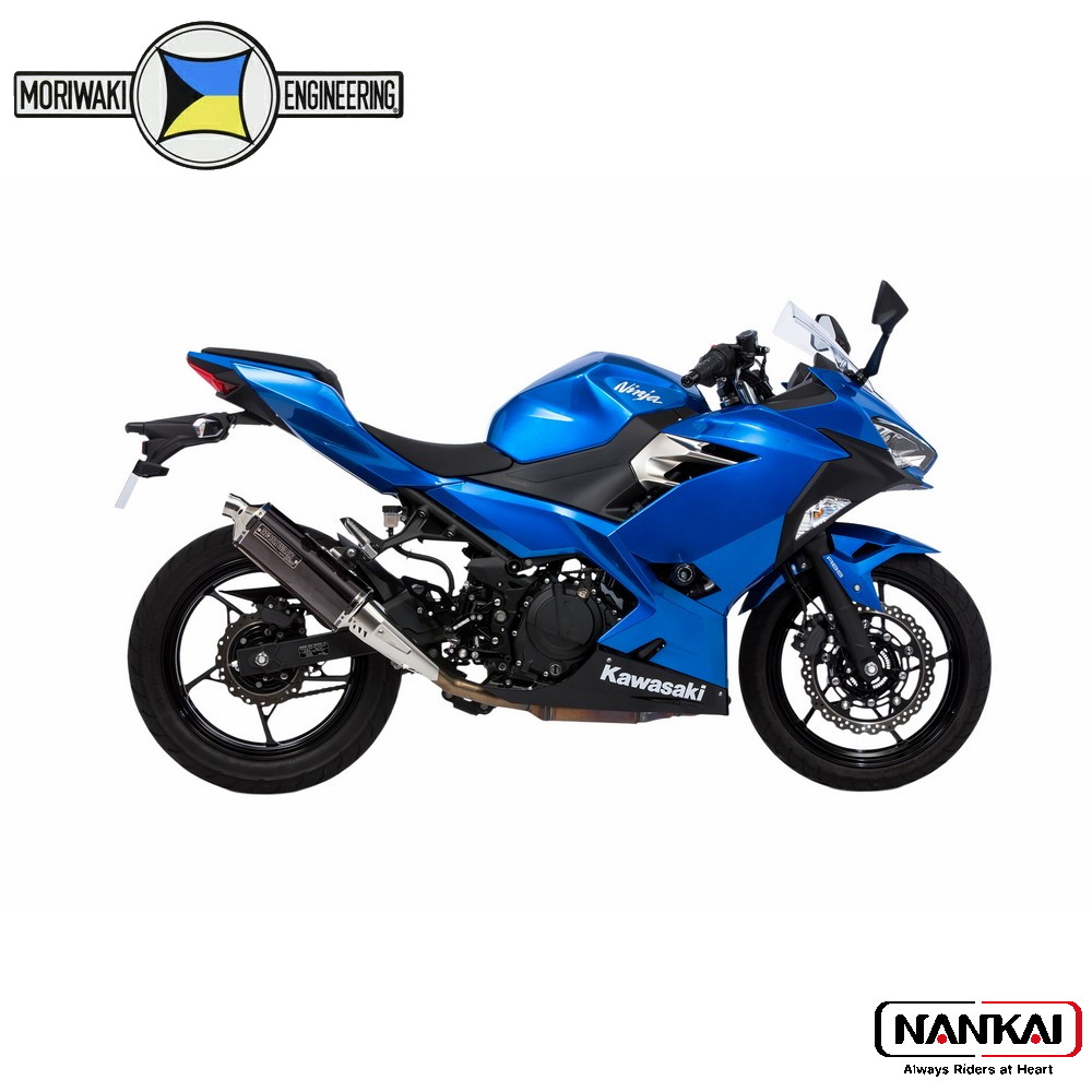 Moriwaki Engineering モリワキエンジニアリング Slip-On Exhaust MXR BP-χ スリップオンマフラー Ninja250/400 (18-22/23-)、Z250/400 (19-22/23-)