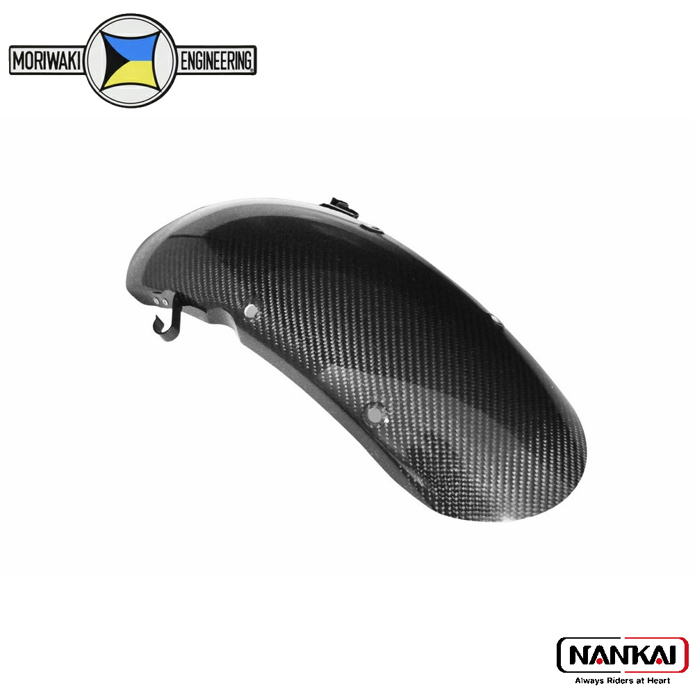 Moriwaki Engineering モリワキエンジニアリング CARBON FRONT FENDER 綾織り ステー有 Z900RS/CAFE (18-22/23-)