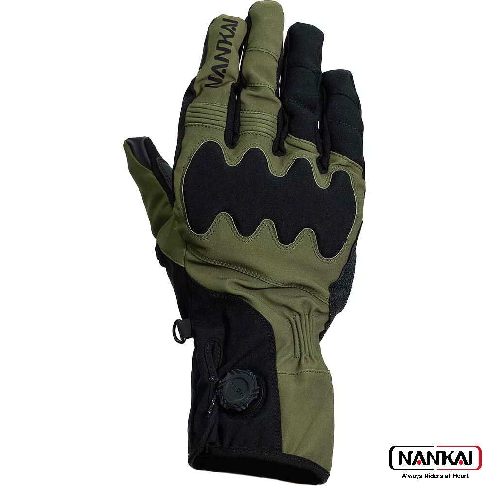 【7/18~26開催!店内全品で使える最大7,500円OFFクーポン企画】NANKAI ナンカイ レインロックグローブ カーキ 品番:SRG-09|ナンカイブランドショップ