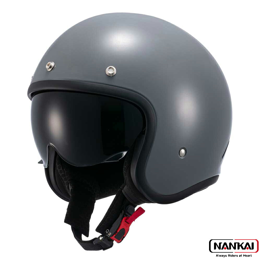 【7/18～26開催！店内全品で使える最大7,500円OFFクーポン企画】NANKAI ナンカイ ジェットヘルメット ZEUS ゼウス モダングレー 品番：NAZ-389｜ナンカイブランドショップ