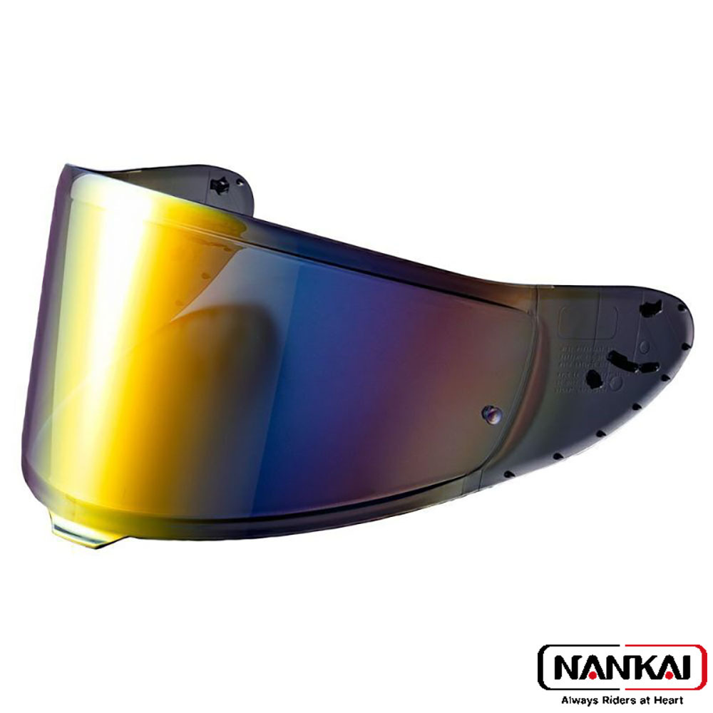 【7/18～26開催！店内全品で使える最大7,500円OFFクーポン企画】ヘルメットシールド CWR-F2NANKAI ナンカイ (ナンカイ) プレミアム ミラーヘルメットシールド メロースモークベース ゴールド X-Fifteen Z-8｜ナンカイブランドショップ 10,296円