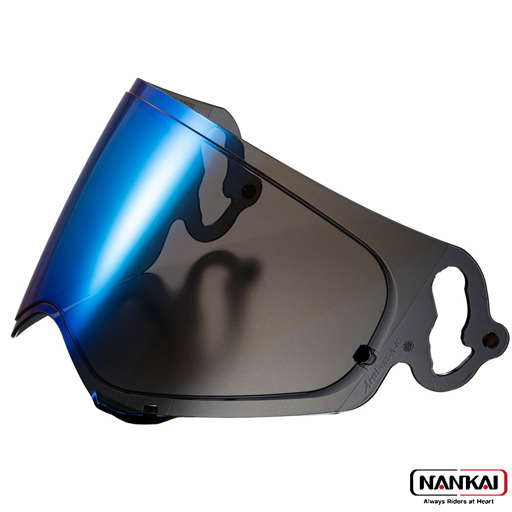 ヘルメットシールド Arai VAS-A NANKAI ナンカイ (ナンカイ) プレミアム ミラーヘルメットシールド スモークベース スモーク/ブルー PMS|ナンカイブランドショップ