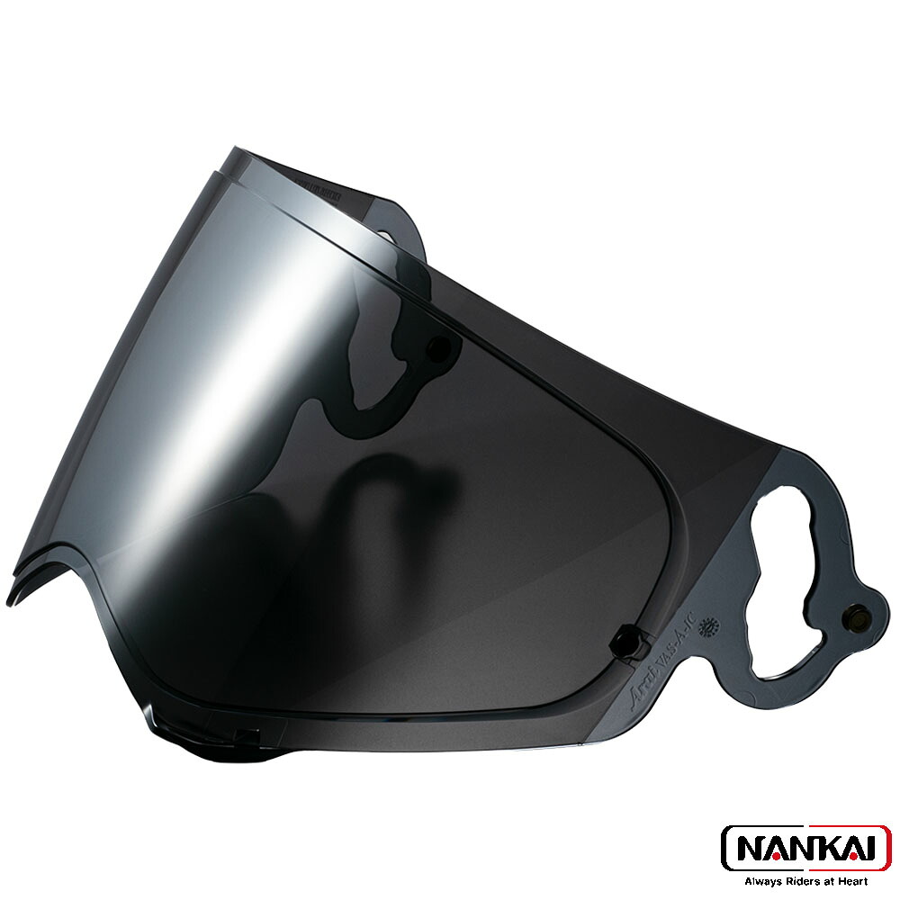 ヘルメットシールド Arai VAS-A NANKAI ナンカイ (ナンカイ) プレミアム ミラーヘルメットシールド スモークベース スモーク/シルバー PMS｜ナンカイブランドショップ