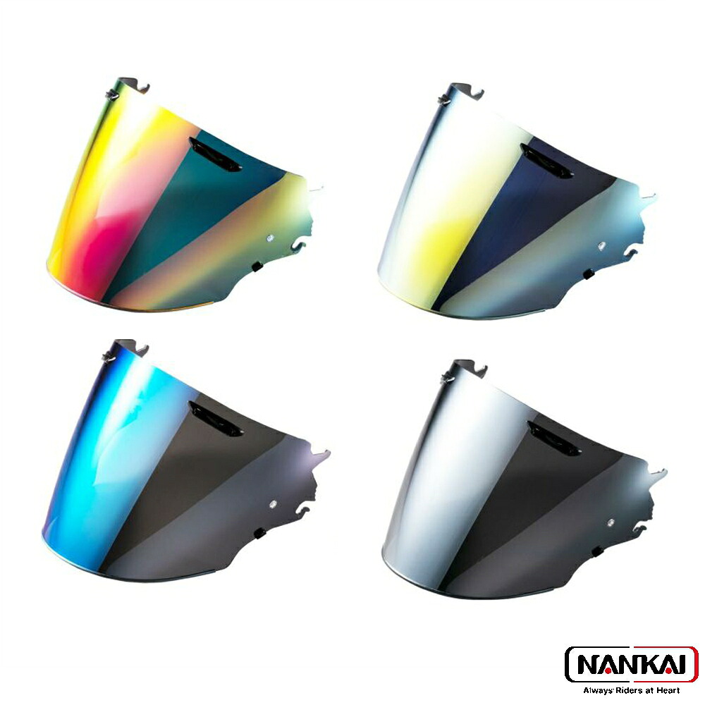 ヘルメットシールド Arai アライ 適合 オリジナル プレミアム ミラーシールド VAS-Z ライトスモーク ナンカイ 南海部品
