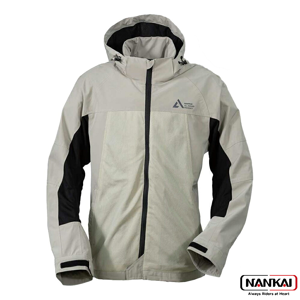 【7/18～26開催！店内全品で使える最大7,500円OFFクーポン企画】NANKAI ナンカイ メッシュフーディジャケット グレージュ 品番：SDW-4155｜ナンカイブランドショップ