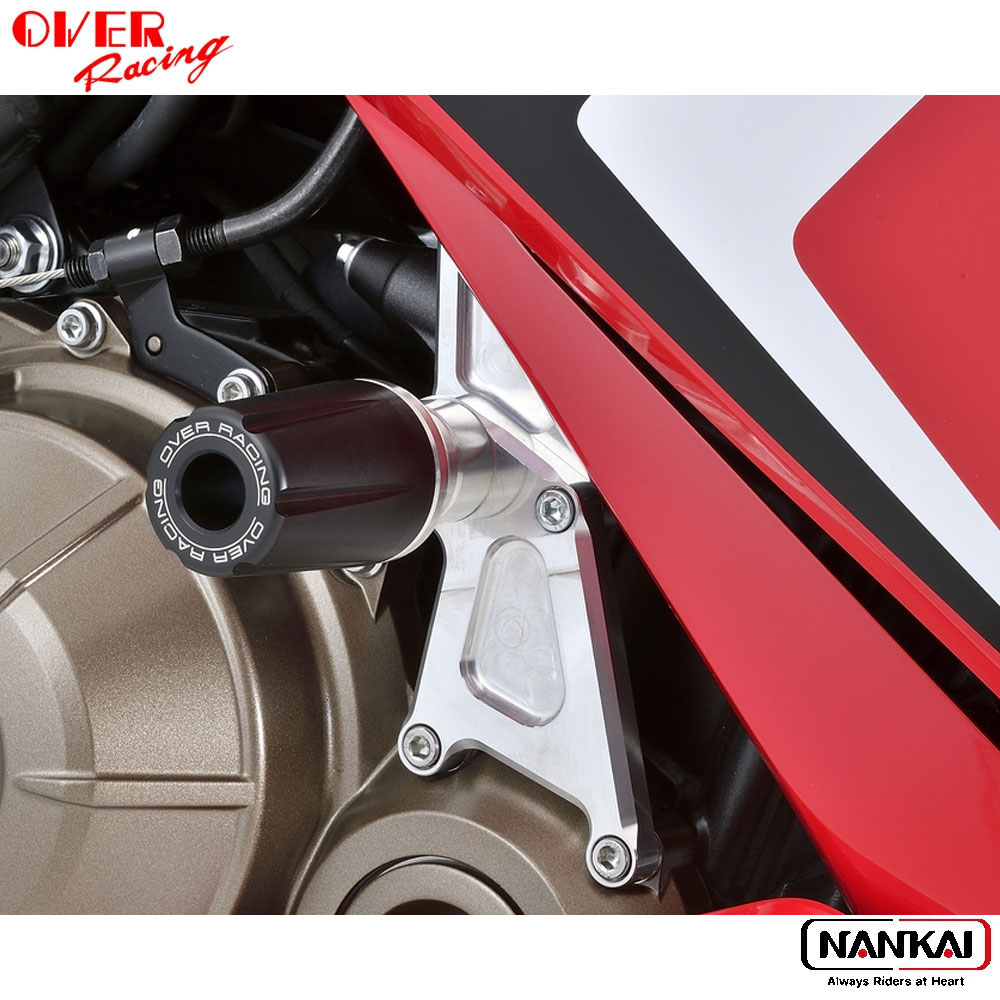 【P10倍（要エントリー）＋クーポン】 OVER Racing オーヴァーレーシング CBR400R(19-) レーシングスライダー BLK