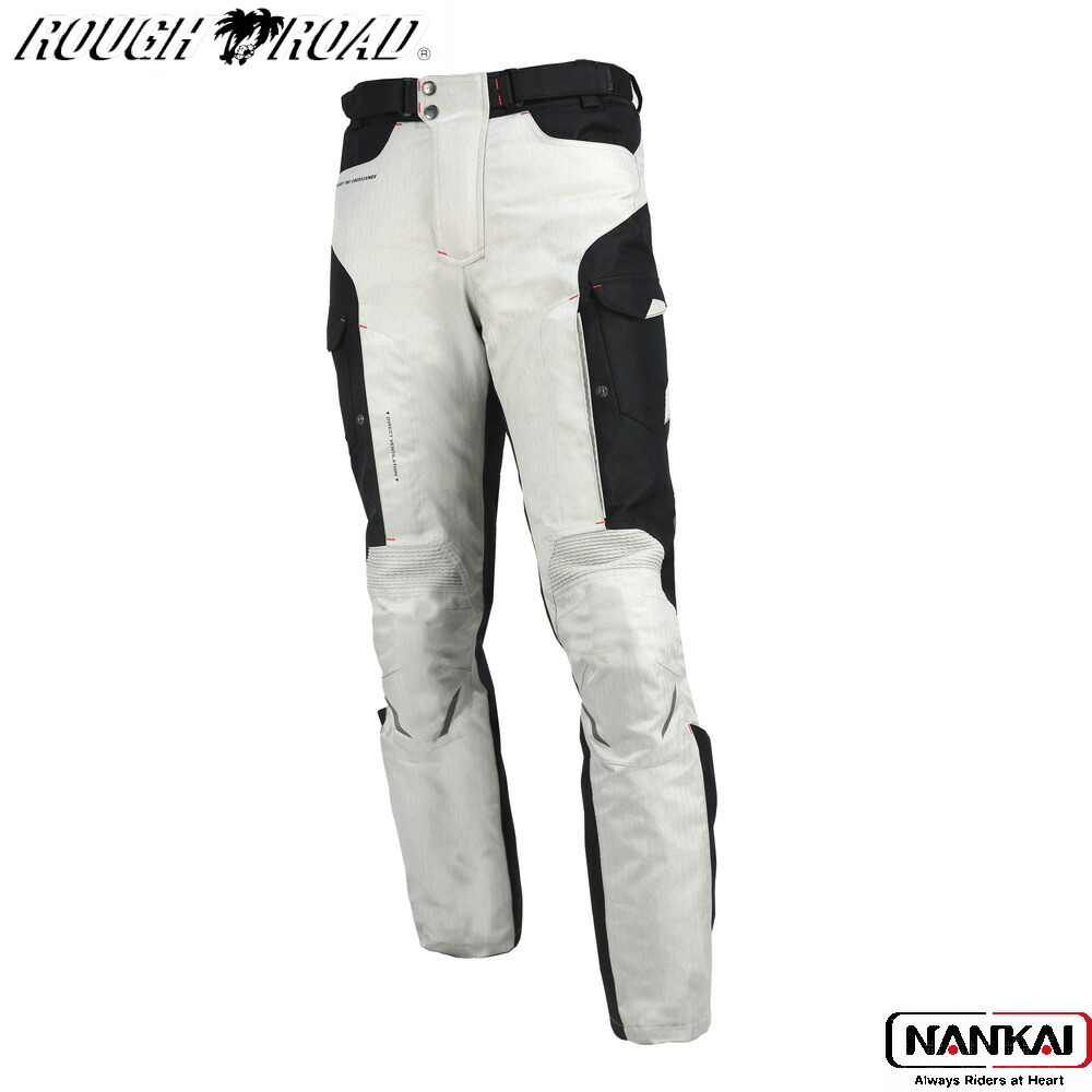 ROUGH＆ROAD ラフアンドロード デュアルテックスアドベンチャーオールシーズンパンツ ヘリンボーンシルバー RR7108SP