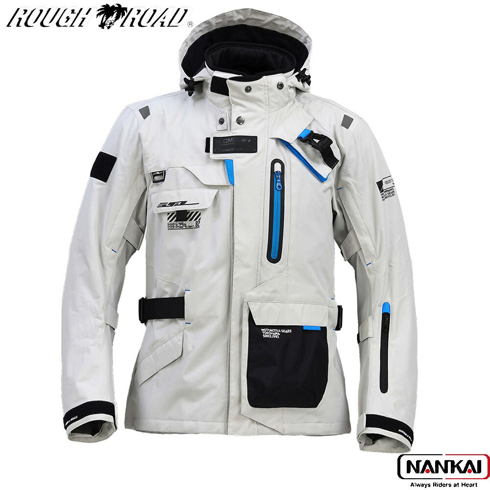 ROUGH＆ROAD ラフアンドロード ウォーターシールドコマンドジャケット ブライトシルバー RR7252