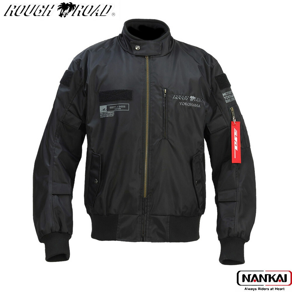 ROUGH＆ROAD ラフアンドロード MA－1R EM FP ブラック RR7754